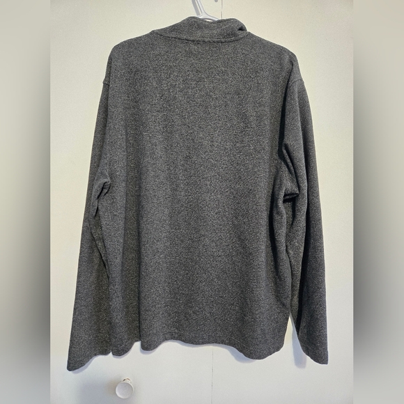 Van Heusen Men's Charcoal Quarter Zip Pullover - Size XL - Picture 5 of 5